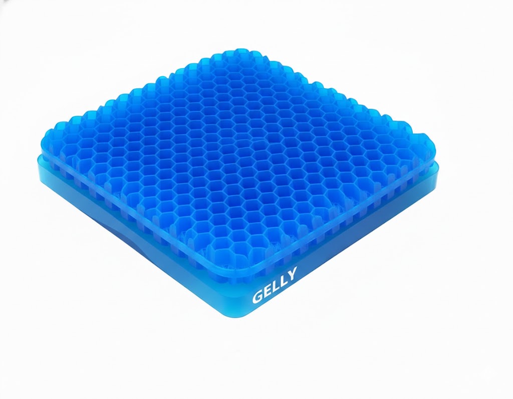 Blue honeycomb Gelly Pad seat cushion